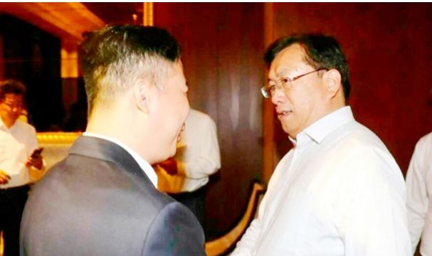 濟(jì)南市委書記王忠林會見中金國泰董事長鄭建龍